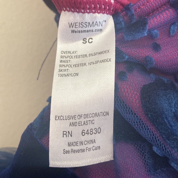 Weissman girls blue purple ballet tutu dance princess costume - Picture 6 of 6